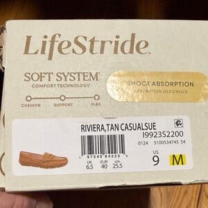 New! LifeStride Tan Casual Loafers